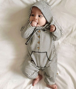 Stripe Suit+Hat